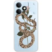 Прозорий чохол BoxFace Realme Note 80 Glamor Snake