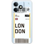 Прозорий чохол BoxFace Realme Note 80 Ticket London