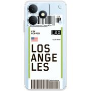 Прозорий чохол BoxFace Realme Note 80 Ticket Los Angeles