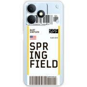 Прозорий чохол BoxFace Realme Note 80 Ticket Springfield