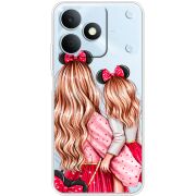 Прозорий чохол BoxFace Realme Note 80 Mouse Girls