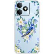 Прозорий чохол BoxFace Realme Note 80 Spring Bird