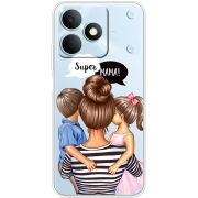 Прозорий чохол BoxFace Realme Note 80 Super Mama