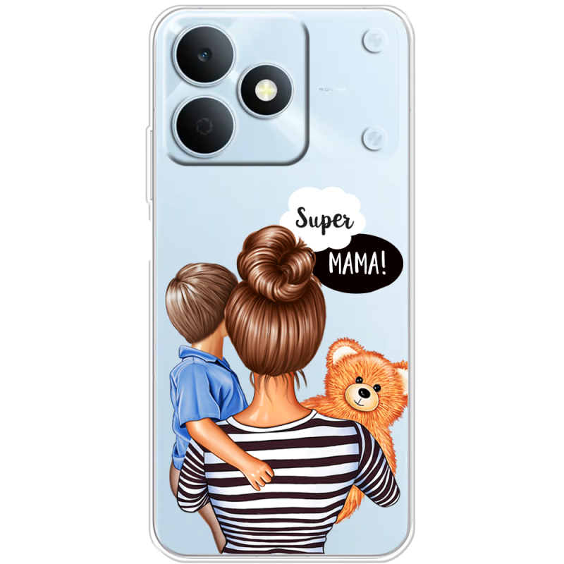 Прозорий чохол BoxFace Realme Note 80 Super Mama and Son