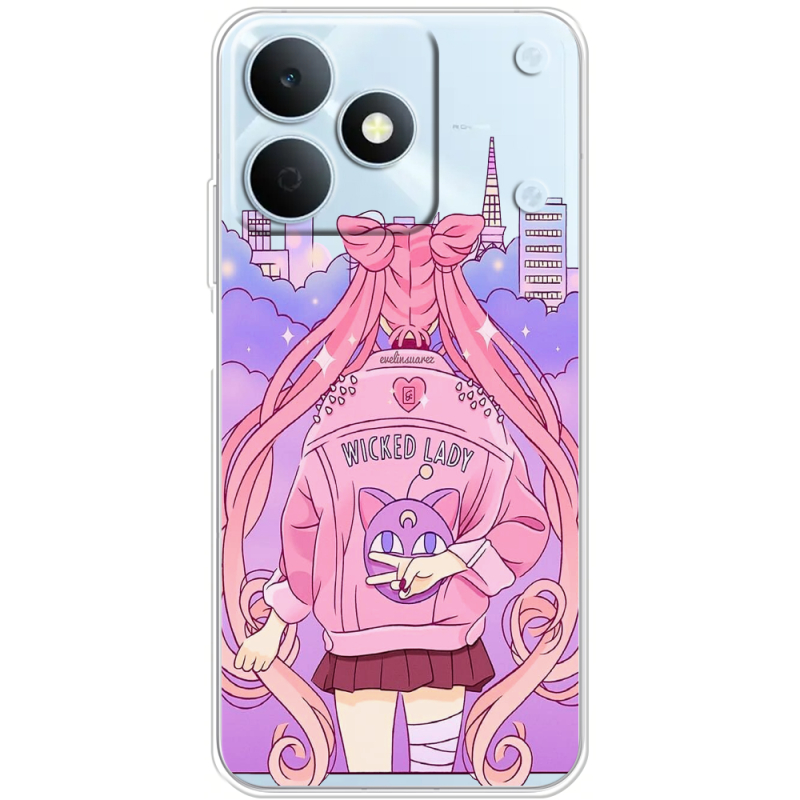 Прозорий чохол BoxFace Realme Note 80 Wiked Lady