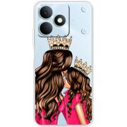 Прозорий чохол BoxFace Realme Note 80 Queen and Princess