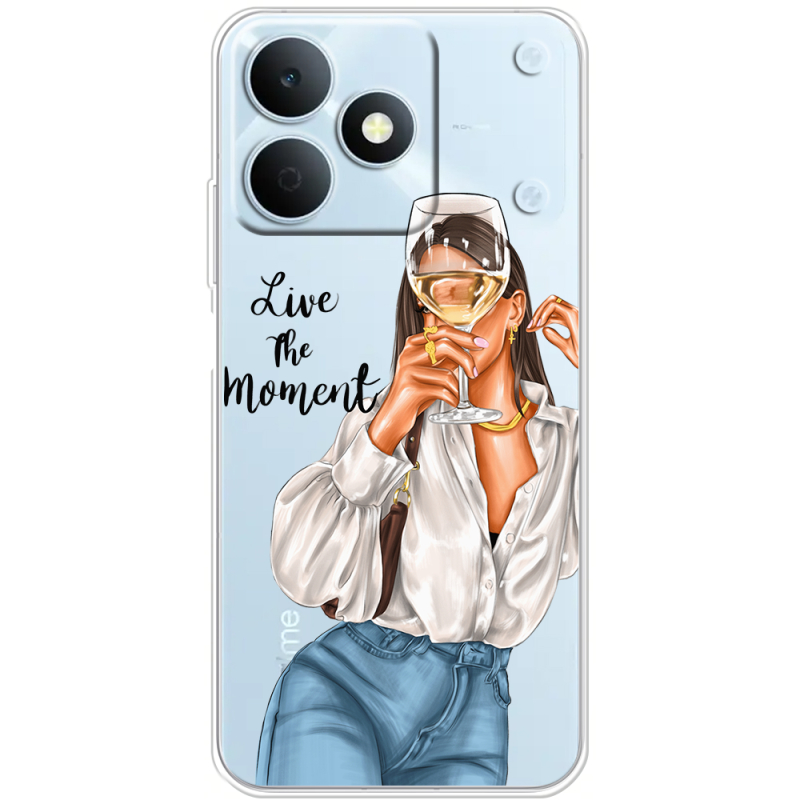 Прозорий чохол BoxFace Realme Note 80 Live The Moment