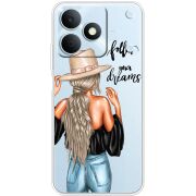 Прозорий чохол BoxFace Realme Note 80 Follow Your Dreams
