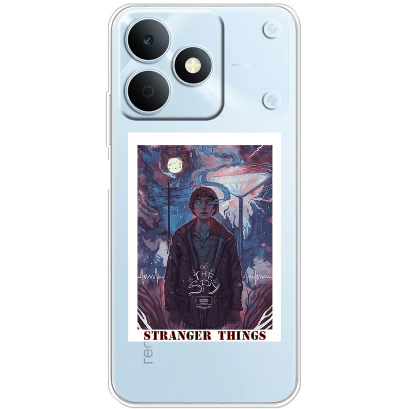 Прозорий чохол BoxFace Realme Note 80 Stranger Things