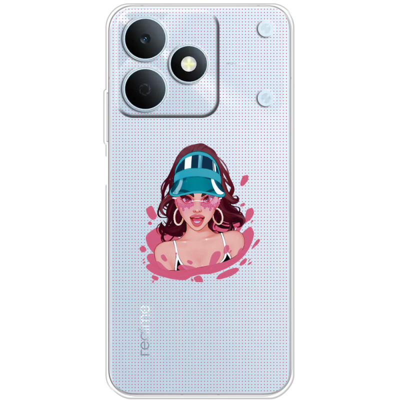 Прозорий чохол BoxFace Realme Note 80 Selena Gomez