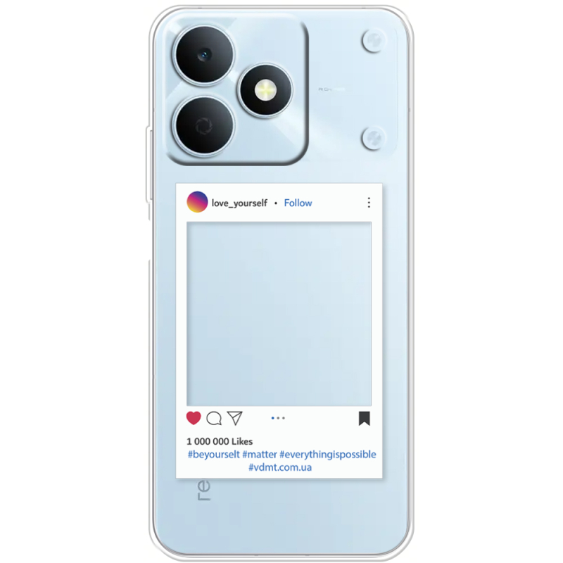 Прозорий чохол BoxFace Realme Note 80 Insta