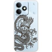 Прозорий чохол BoxFace Realme Note 80 Chinese Dragon