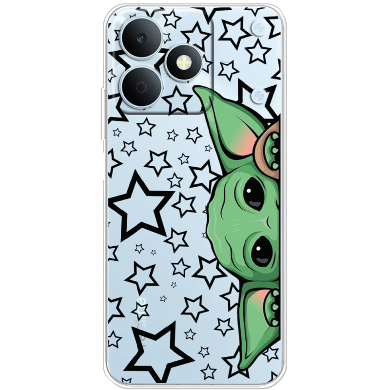 Прозорий чохол BoxFace Realme Note 80 Baby Yoda