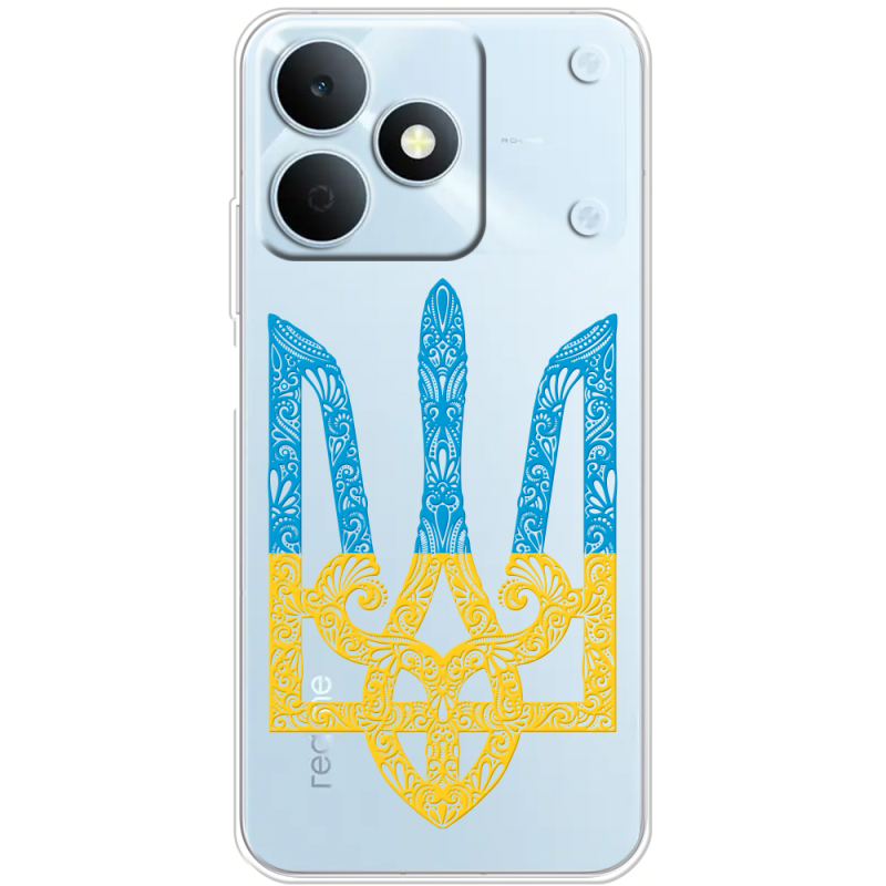 Прозорий чохол BoxFace Realme Note 80 Gold Trident