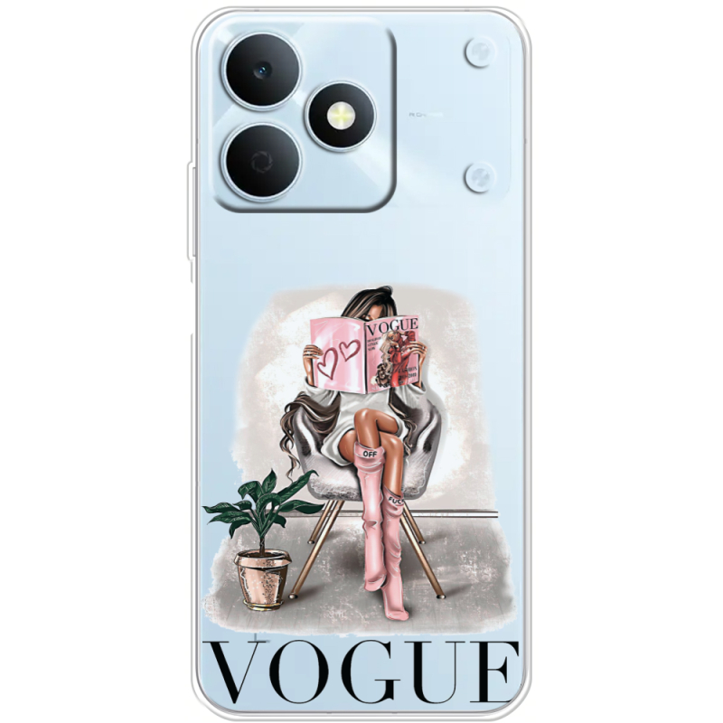 Прозорий чохол BoxFace Realme Note 80 VOGUE