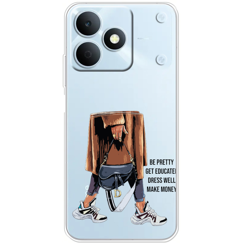 Прозорий чохол BoxFace Realme Note 80 Motivation