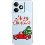 Прозорий чохол BoxFace Realme Note 80 Holiday Car