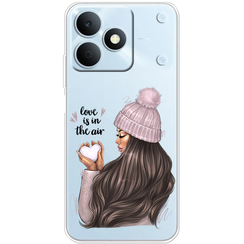 Прозорий чохол BoxFace Realme Note 80 love is in the air