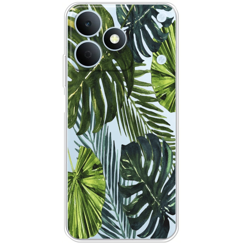 Прозорий чохол BoxFace Realme Note 80 Palm Tree