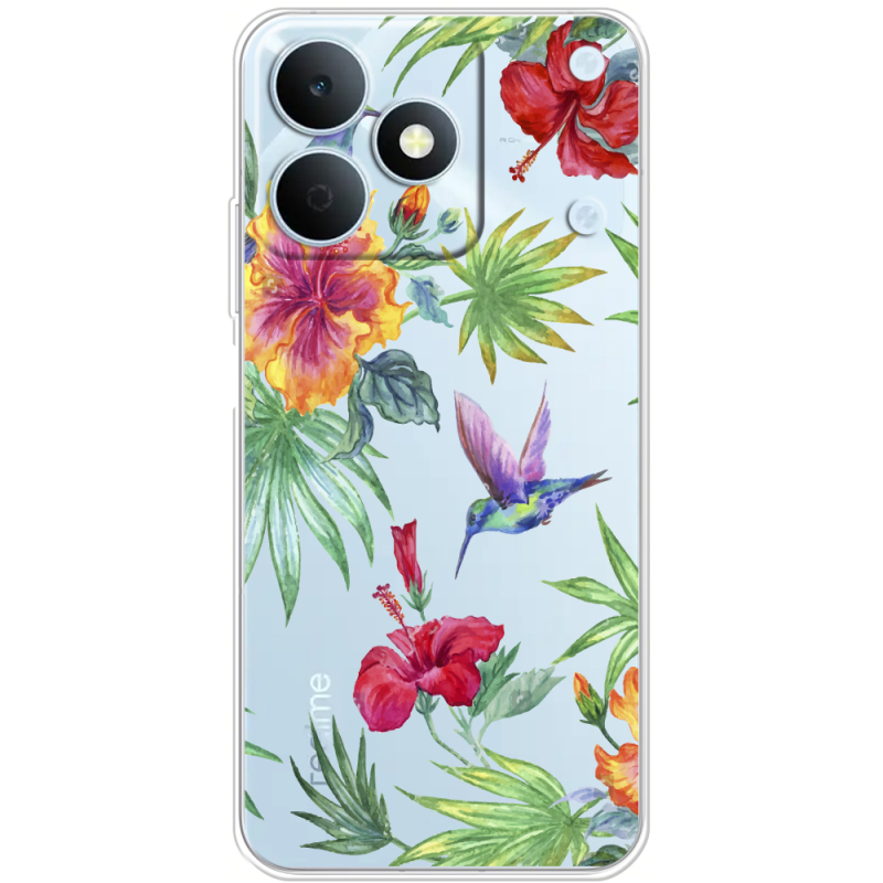 Прозорий чохол BoxFace Realme Note 80 Tropical