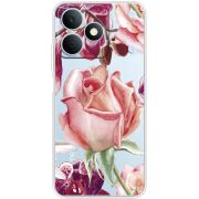 Прозорий чохол BoxFace Realme Note 80 Rose