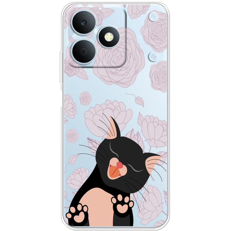 Прозорий чохол BoxFace Realme Note 80 Meow