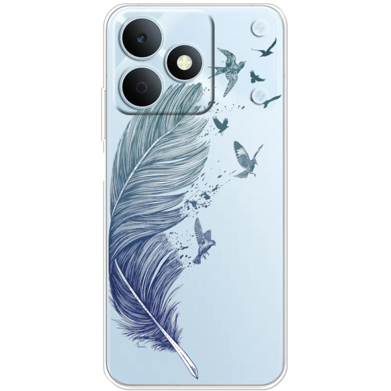 Прозорий чохол BoxFace Realme Note 80 Feather