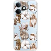Прозорий чохол BoxFace Realme Note 80 Cotton and Rabbits
