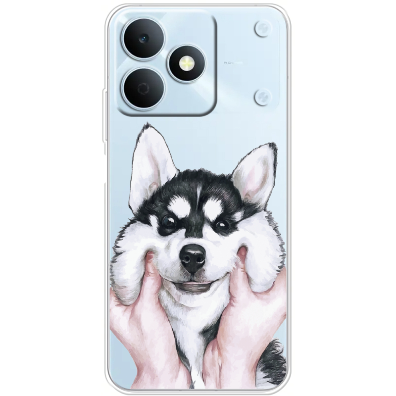 Прозорий чохол BoxFace Realme Note 80 Husky