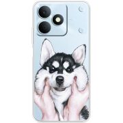 Прозорий чохол BoxFace Realme Note 80 Husky