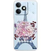 Чохол зі стразами Realme Note 80 Eiffel Tower