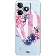 Чохол зі стразами Realme Note 80 Pink Air Baloon