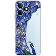 Чохол зі стразами Realme Note 80 Peafowl
