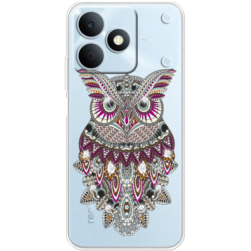 Чохол зі стразами Realme Note 80 Owl