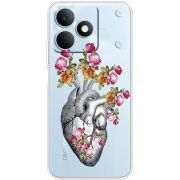 Чохол зі стразами Realme Note 80 Heart