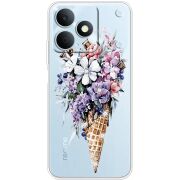 Чохол зі стразами Realme Note 80 Ice Cream Flowers