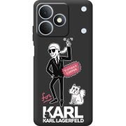 Чорний чохол BoxFace Realme Note 80 For Karl