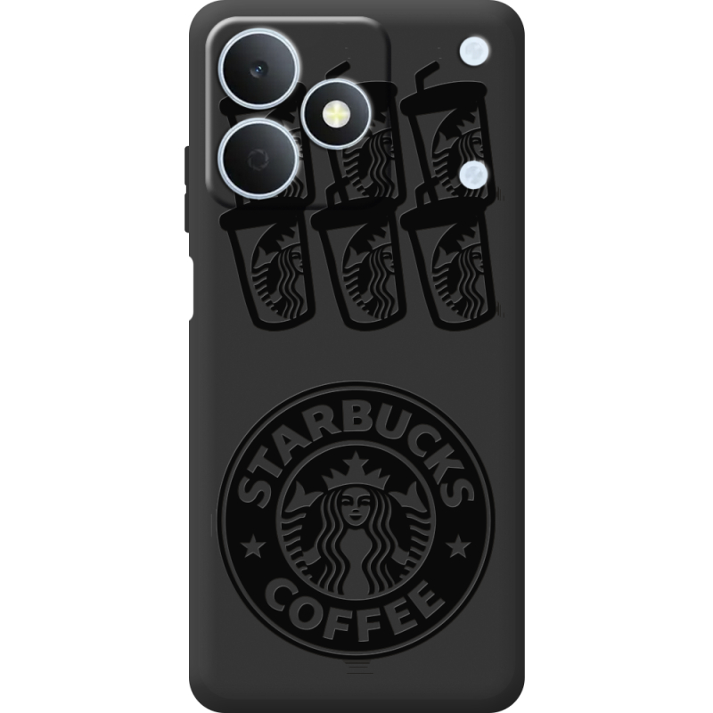 Чорний чохол BoxFace Realme Note 80 Black Coffee