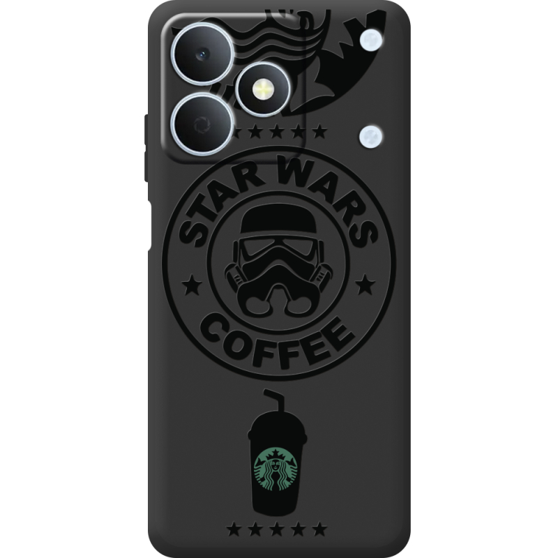 Чорний чохол BoxFace Realme Note 80 Dark Coffee