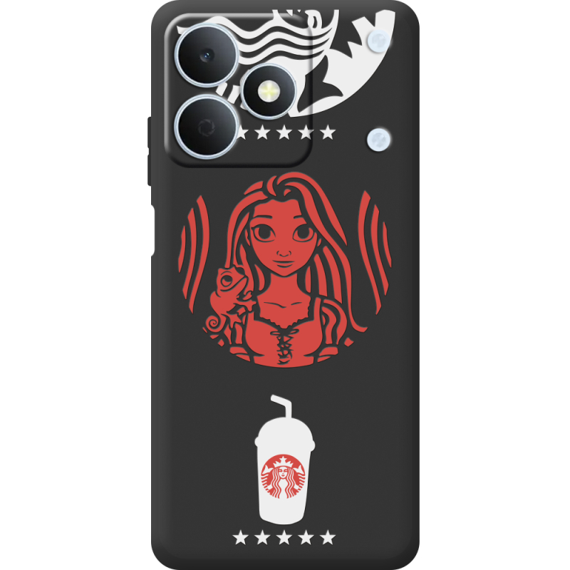 Чорний чохол BoxFace Realme Note 80 RedWhite Coffee