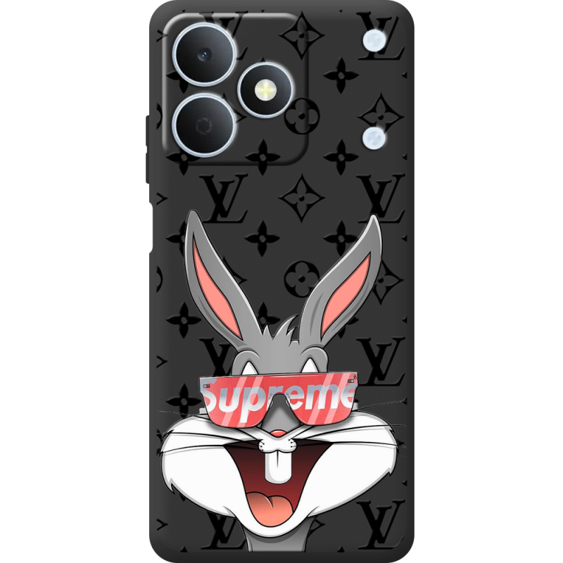 Чорний чохол BoxFace Realme Note 80 looney bunny