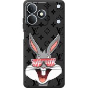 Чорний чохол BoxFace Realme Note 80 looney bunny