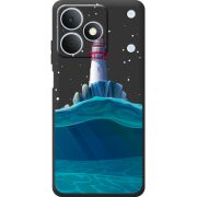 Чорний чохол BoxFace Realme Note 80 Lighthouse