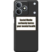 Чорний чохол BoxFace Realme Note 80 