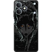 Чорний чохол BoxFace Realme Note 80 Wolf