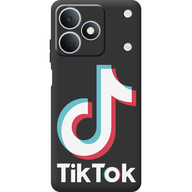 Чорний чохол BoxFace Realme Note 80 Tik Tok