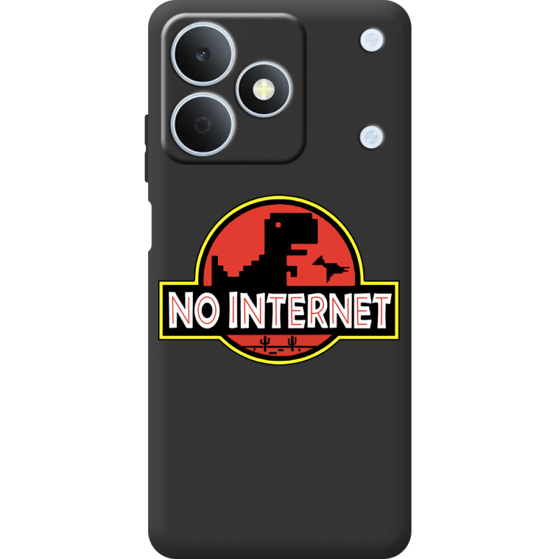 Чорний чохол BoxFace Realme Note 80 No Internet