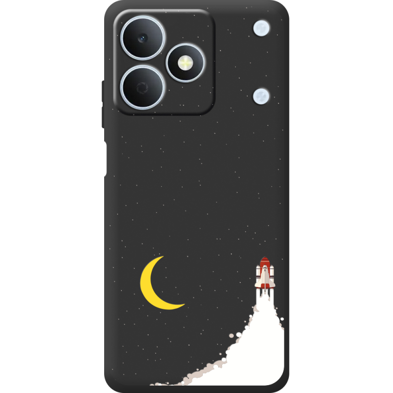 Чорний чохол BoxFace Realme Note 80 Meet The Stars