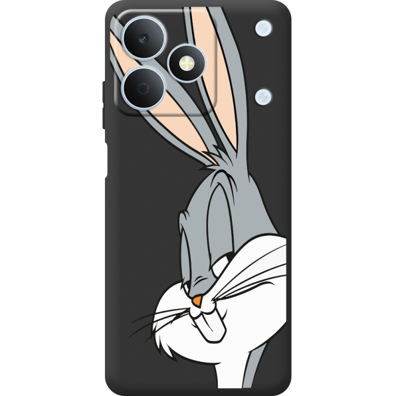Чорний чохол BoxFace Realme Note 80 Lucky Rabbit