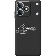 Чорний чохол BoxFace Realme Note 80 Pew Pew
